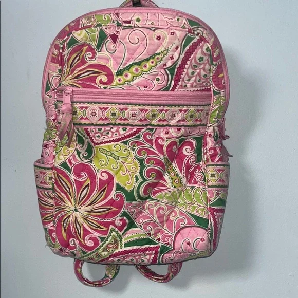 Vera Bradley Small Petal Backpack Vera Bradley Campus Backpack in Petal Paisley | eBay main image 2